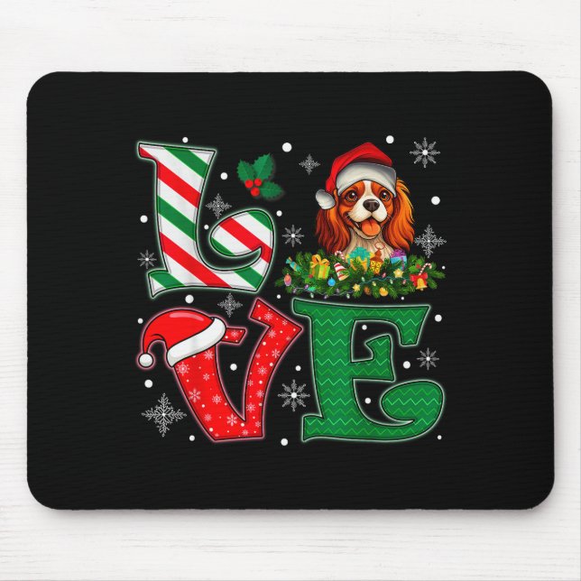 Mousepad Cachorro Cavalier King Charles Spaniel de Chapéu d (Frente)
