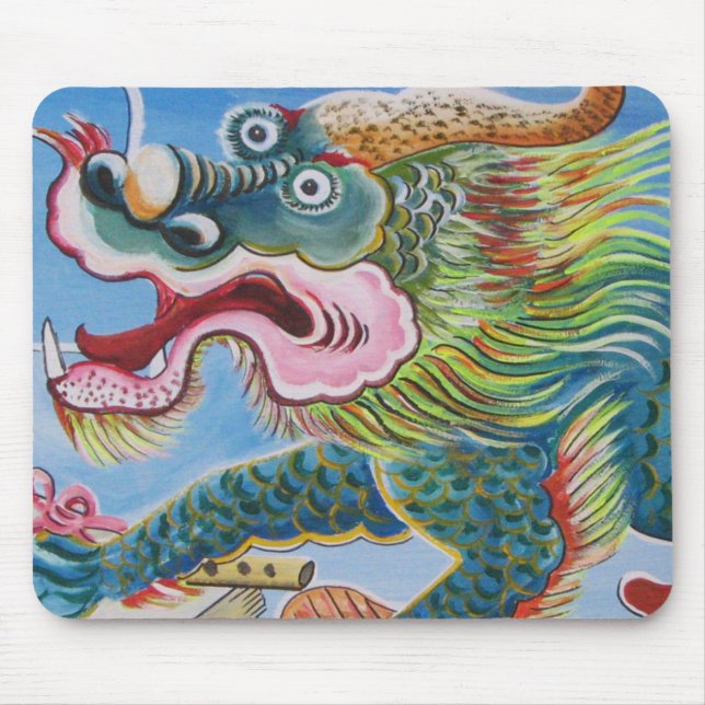 Mousepad Cachorro Chinês/Mural Guardião do Leão (Frente)