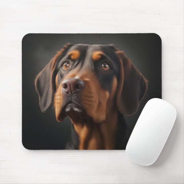 Mousepad Cachorro Coonhound (Com mouse)
