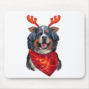 Mousepad Cachorro da Montanha Bernese de Natal