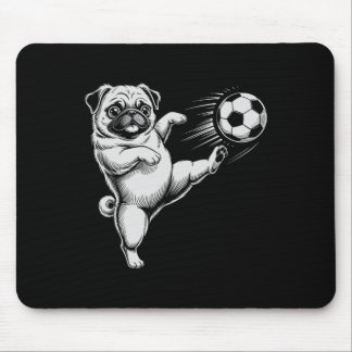 Mousepad Cachorro Dad Pug Futebol Fofo Vai Jogar Club Metas