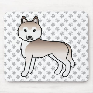 Mousepad Cachorro de Cartoons Cachorros, Irlandês, Vermelho
