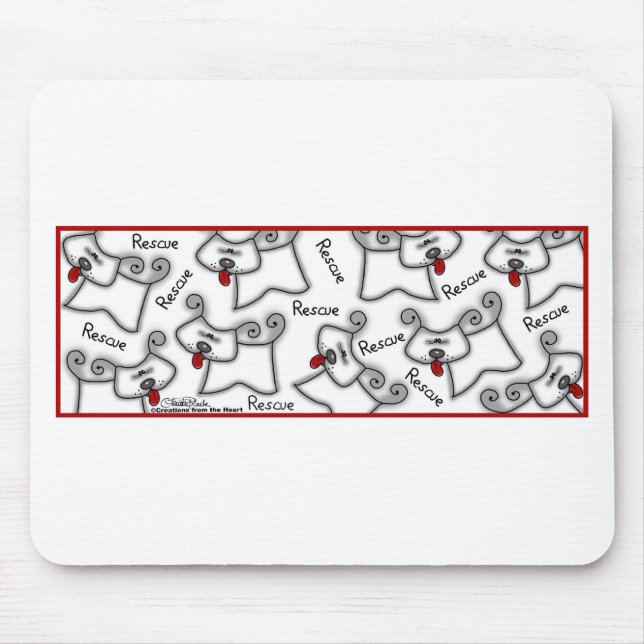 Mousepad Cachorro de Emergência ... É uma coisa de amor (Frente)