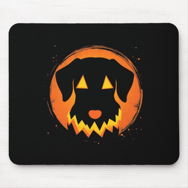 Mousepad Cachorro de Halloween Manga Longa (Frente)