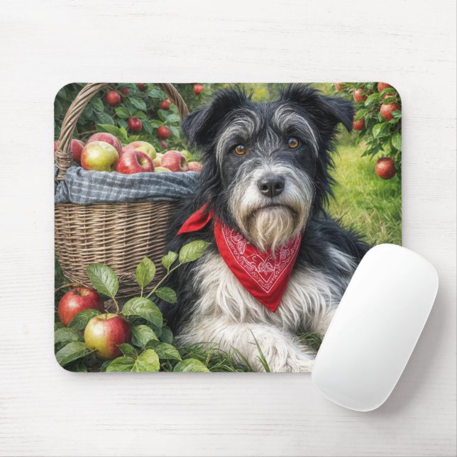 Mousepad Cachorro De Maçã (Com mouse)