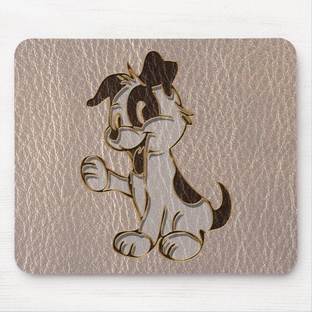 Mousepad Cachorro De Olho De Couro Mole (Frente)