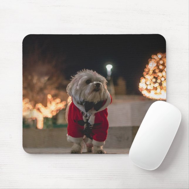 Mousepad Cachorro de Papais noeis (Com mouse)