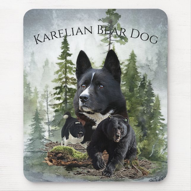 Mousepad Cachorro de Urso Karelian (Frente)
