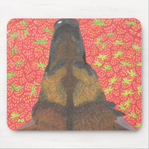 Mousepad Cachorro e morango