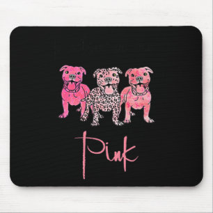 Mousepad Cachorro Em Outubro Vestimos Cancer De Fita Rosa