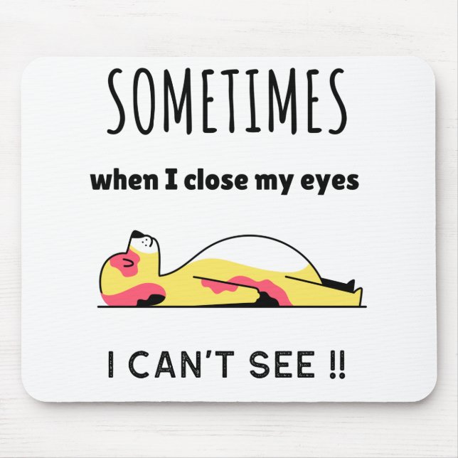 Mousepad Cachorro engraçado (Frente)