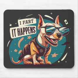 Mousepad Cachorro Engraçado Que Acontece