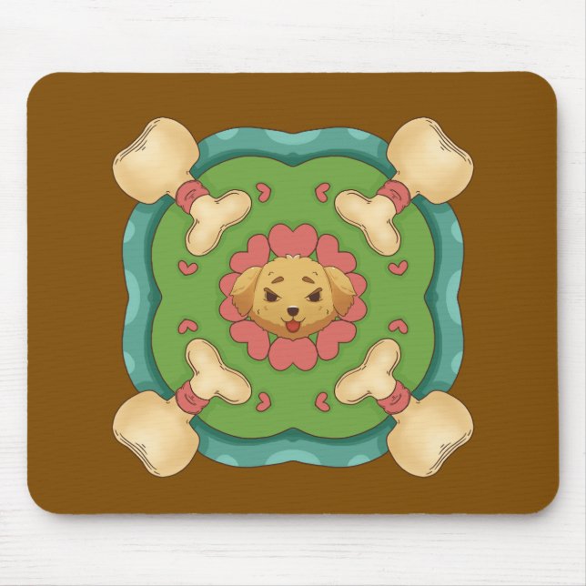 Mousepad cachorro fofo (Frente)