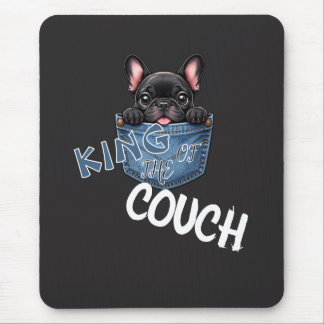 Mousepad Cachorro francês fofo Amante de cães engraçados