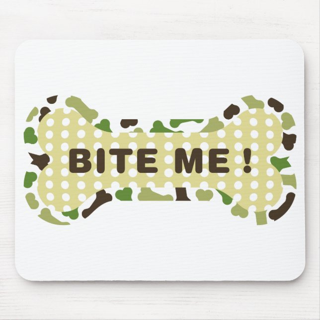 Mousepad Cachorro - Morda-me (Frente)