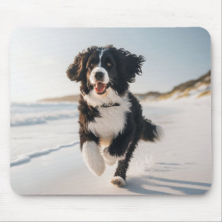 Mousepad Cachorro na praia