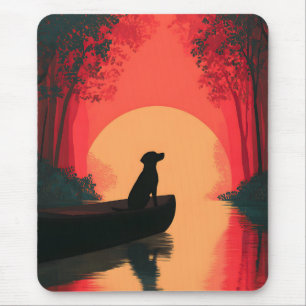 Mousepad Cachorro Negro Labrador Mínimo