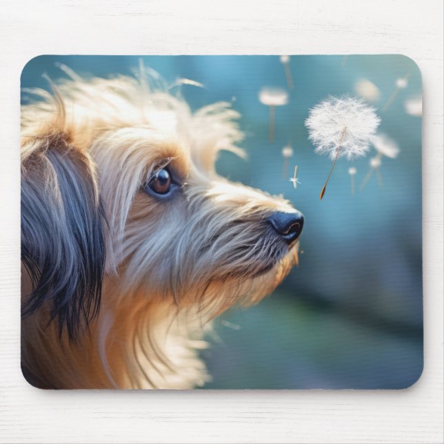 Mousepad Cachorro Pet Animal Tranquilo Pacífico (Frente)