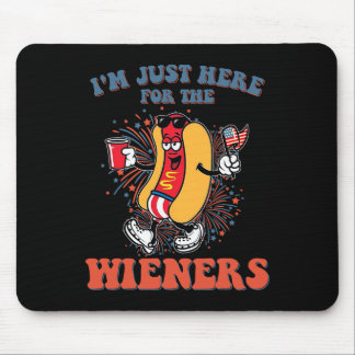 Mousepad Cachorro Quente Estou Aqui Apenas Para Os Cachorro