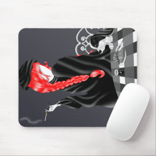Mousepad Cachorro & Senhora em café francês