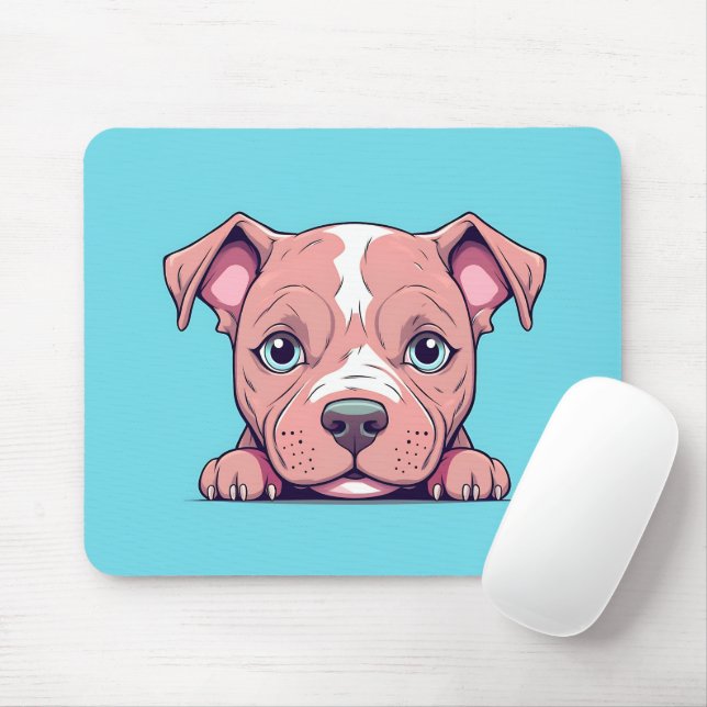 Mousepad Cachorro-Terrier-Boi-Pequim (Com mouse)