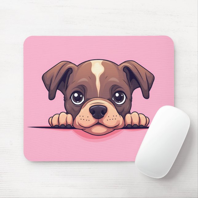 Mousepad Cachorro-Terrier-Boi-Pequim (Com mouse)