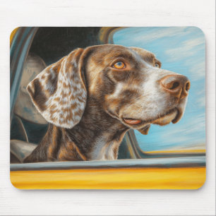 Mousepad Cachorro viciado em Impressão de arte de aventura 