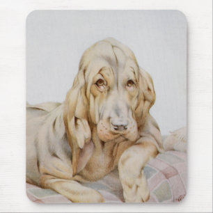 Mousepad Cachorros Cute Vintage, Cachorrinhos por EJ Detmol