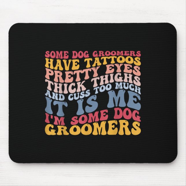 Mousepad Cachorros Tatuagens Olhos Coxas Cuscas Tatuando (Frente)