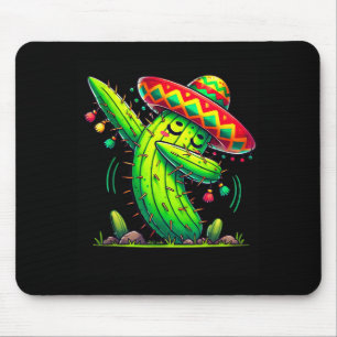 Mousepad Cacto dabbing cinco de mayo meninos crianças homen