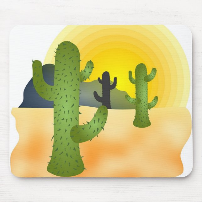 Mousepad Cacto do deserto (Frente)