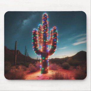 Mousepad Cacto do deserto do sudoeste do Natal