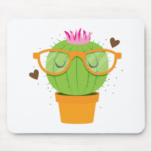 Mousepad cacto nerdy bonito