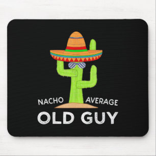 Mousepad Cacto Usando Um Chapéu De Abas Largas Humor De Vel