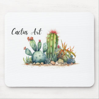 Mousepad Cactus Art