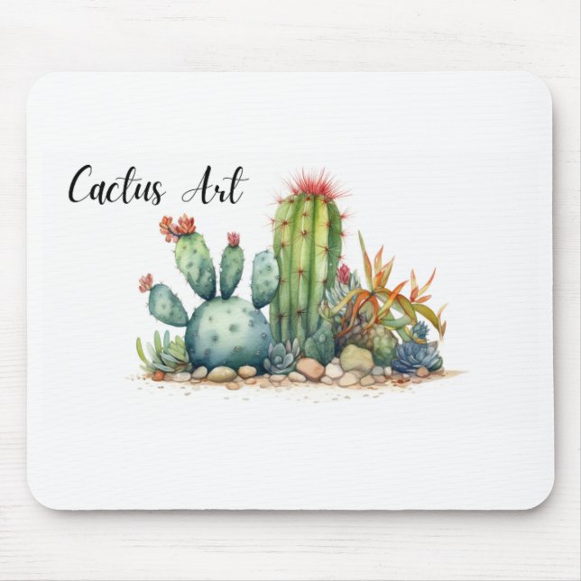 Mousepad Cactus Art (Frente)