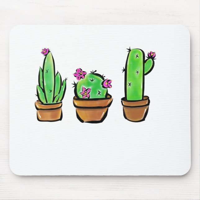 Mousepad Cactus cactos succultos (Frente)