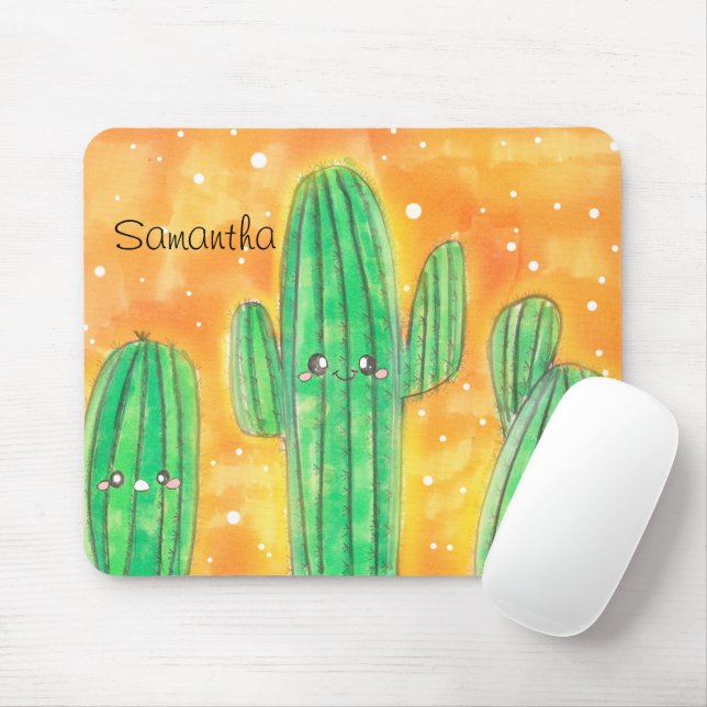 Mousepad Cactus do deserto (Com mouse)