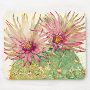 Mousepad Cactus - Flores Rosa