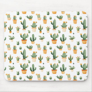 Mousepad Cactus Potado em Branco
