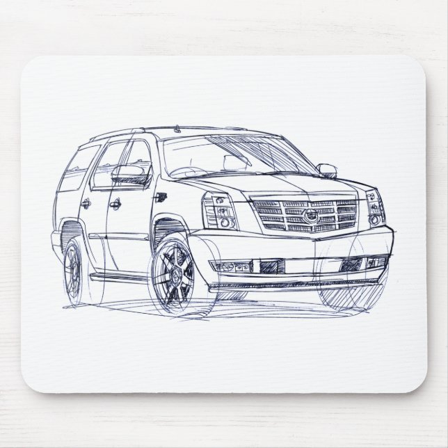 Mousepad Cad Escalade 2007 (Frente)