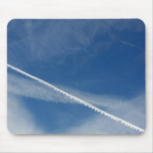 Mousepad cadarço branco no céu