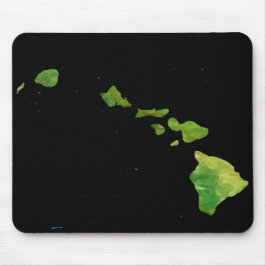 Mousepad Cadeia das Ilhas Havaianas na Arte Abstrato