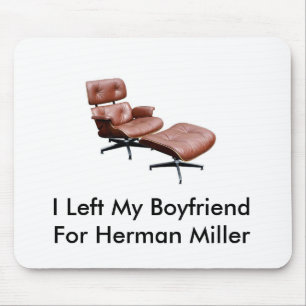Mousepad cadeira do moleiro de Herman, eu deixei-á meu