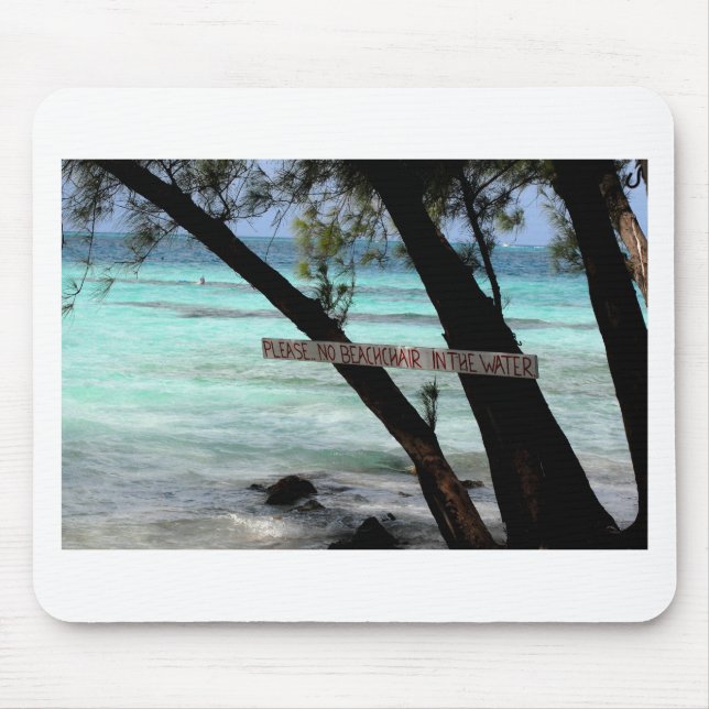 Mousepad Cadeiras de Praia Rum Point Grand Cayman (Frente)