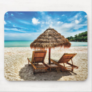 Mousepad Cadeiras de solteiro no travesseiro decorativo de
