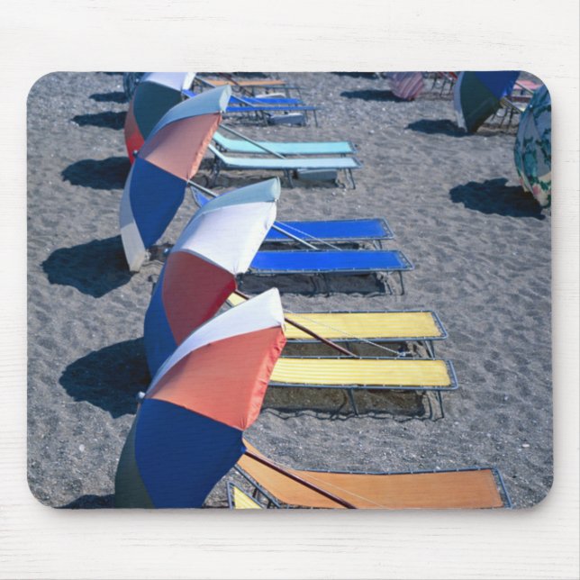 Mousepad Cadeiras vagas na praia (Frente)