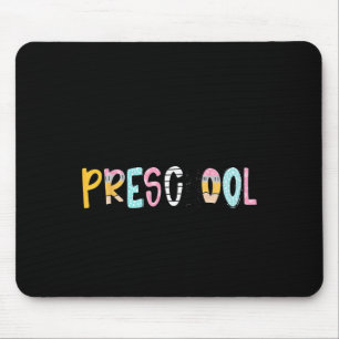 Mousepad Caderno de Lápis de Professora Elegante Olá Pré-Es