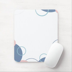 Mousepad Caderno Elegante com Design de Círculos Coloridos