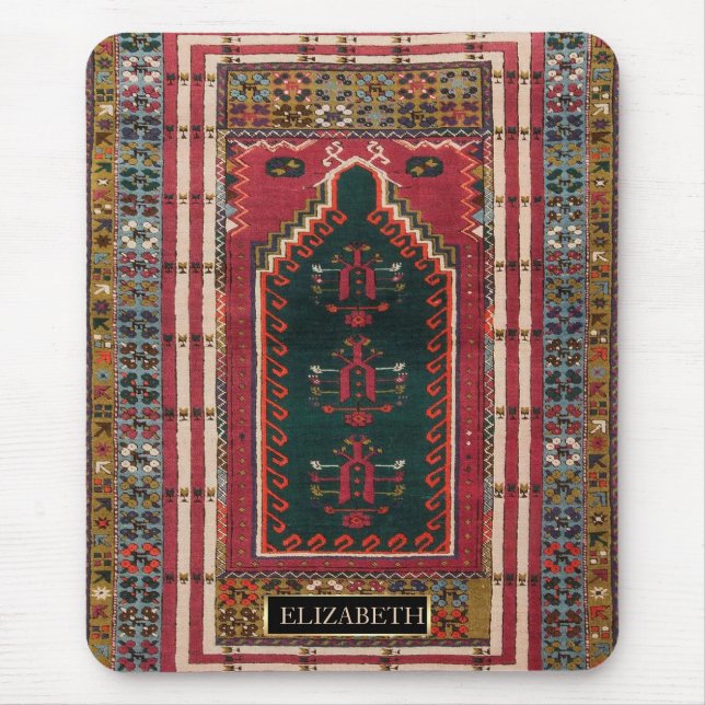 Mousepad Caderno Tapete Kilim Antigo Oriental (Frente)